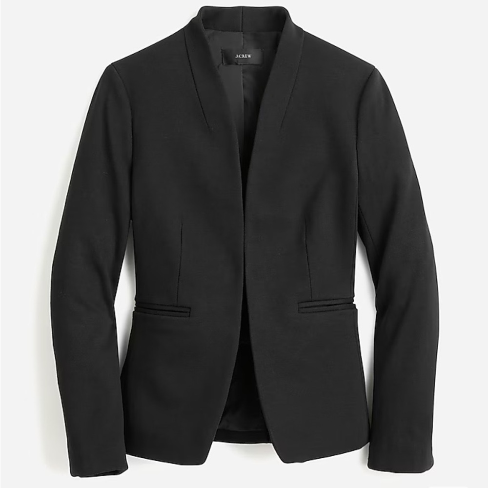 J.Crew Going Out Blazer - black - worn once, like new!